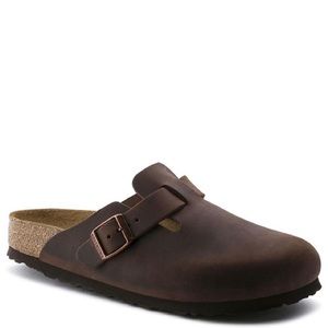 NIB - BIRKENSTOCK BOSTON HABANA OILED SFB - REGULAR WIDTH